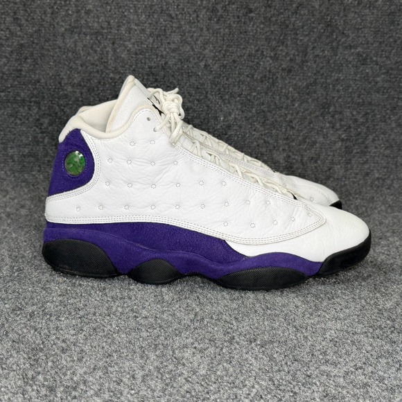 Jordan Other - Jordan 13 Retro Shoes Men's 12 White Purple Lakers Athletic Hooping‎ Sneakers